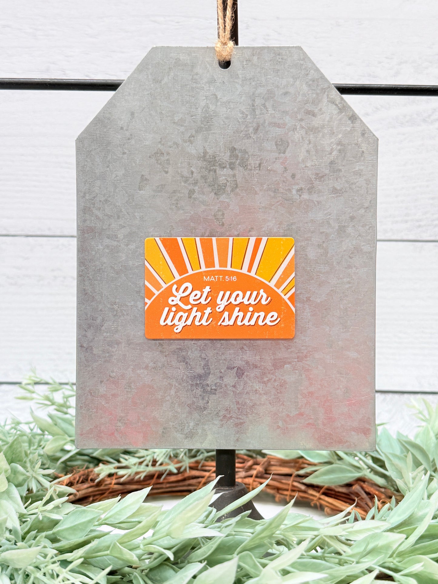 Let Your Light Shine Matt 5:16 inspirational Magnet