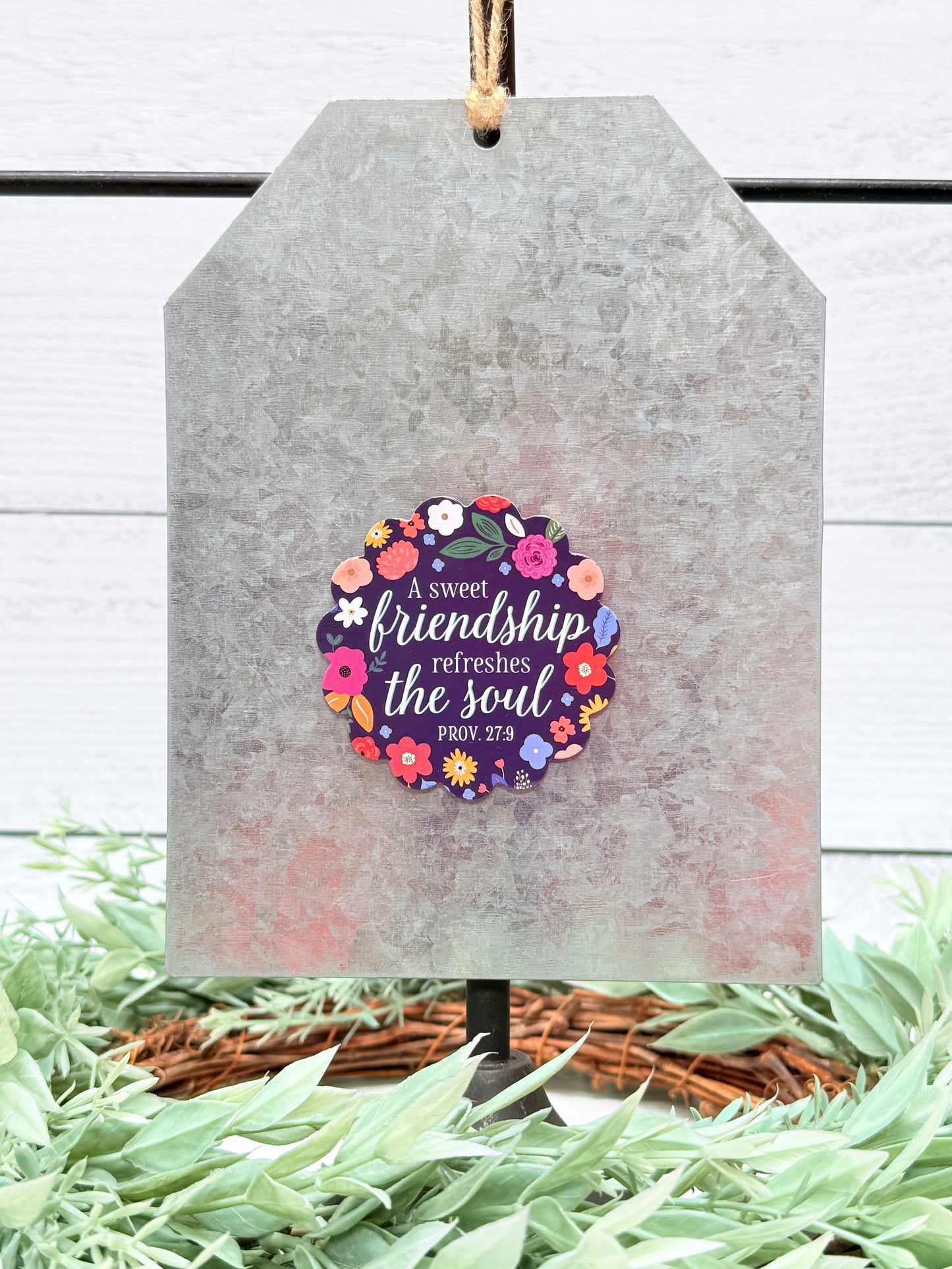 sweet friendship refreshes the soul proverbs 27:9 refrigerator magnet christian friendship gift