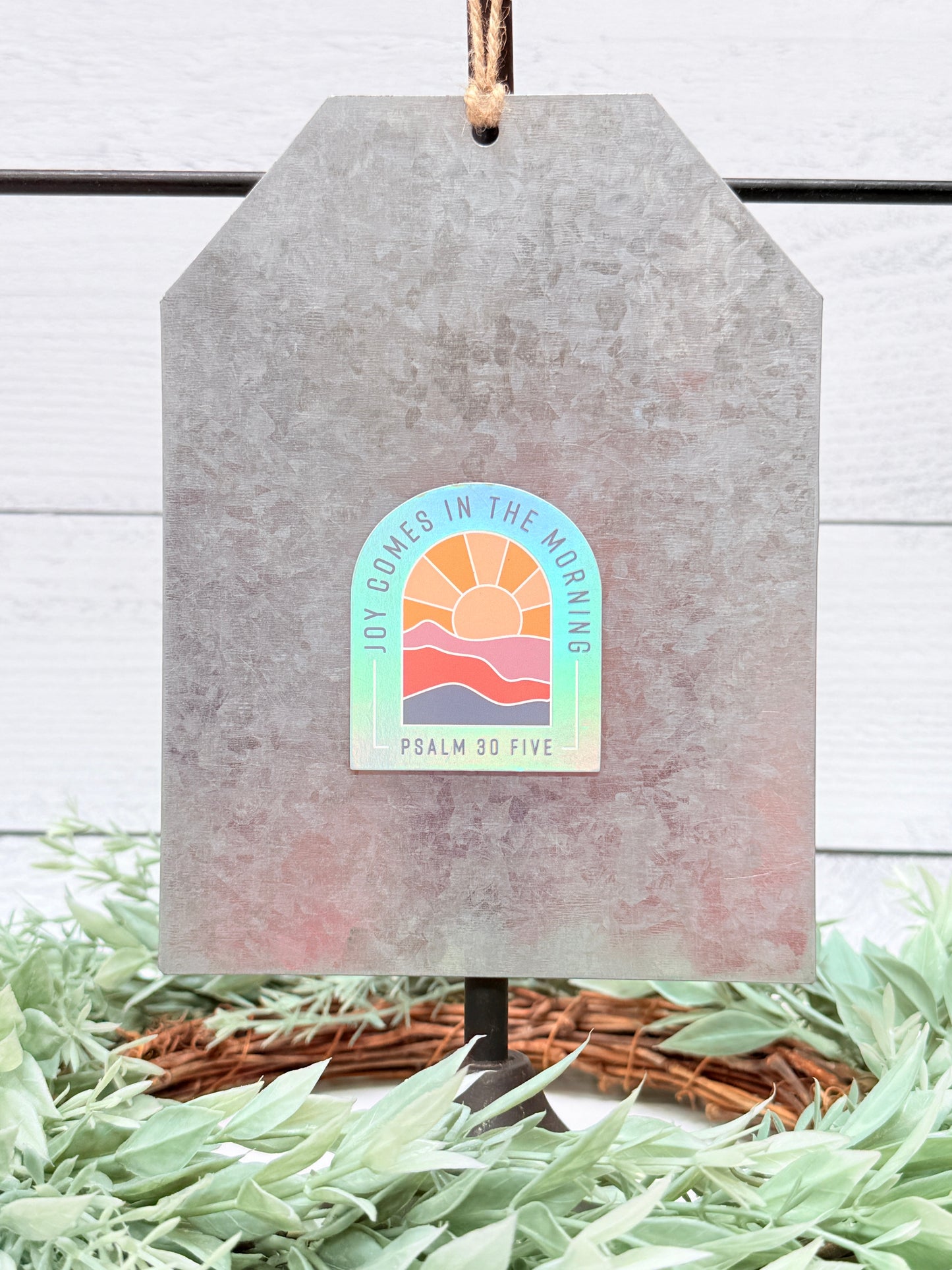 joy comes in the morning psalm 30:5 refrigerator magnet christian encouragement decor