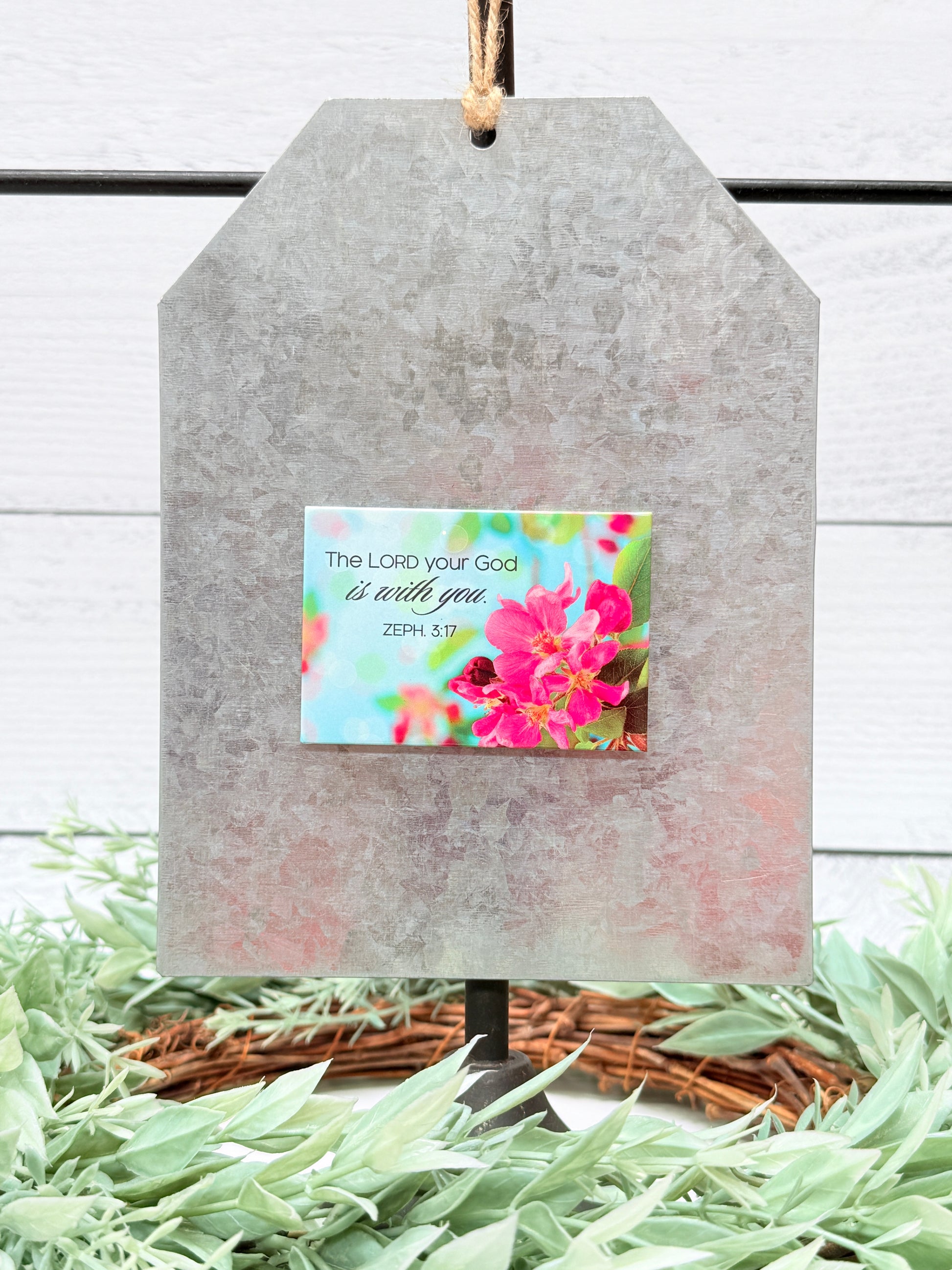 God is with you Joshua 1:9 scripture refrigerator magnet