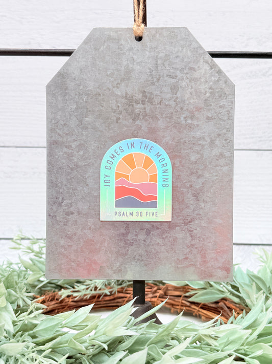 joy comes in the morning psalm 30:5 refrigerator magnet christian encouragement decor